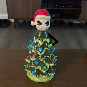 Nightmare Before Christmas LED light up ceramic Christmas tree